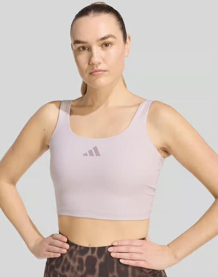 Adidas Sportswear Sport-bh met logoprint en detail op de rug - Foto 1