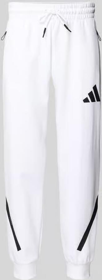 Adidas Teamwork Geïnspireerde Witte Sportieve Broek White Heren - Foto 7
