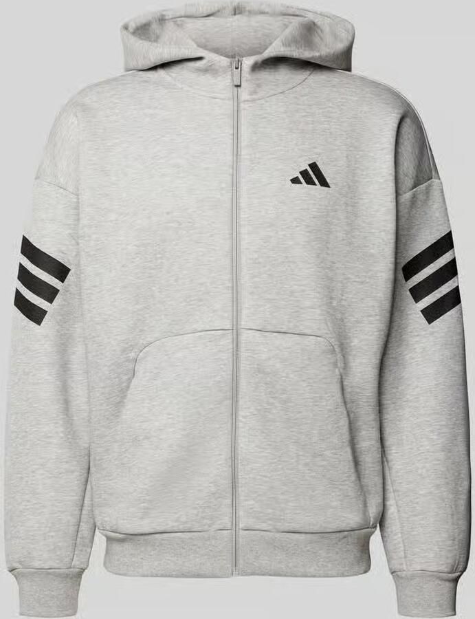 Adidas Sportswear Sweatjack met capuchon en logo