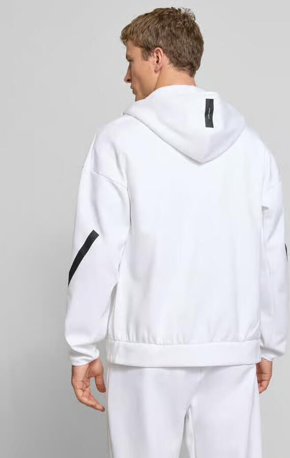 Adidas Hooded Track Jacket met volledige rits Wit White Heren - Foto 13