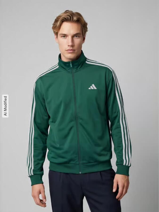 Adidas Sportswear Sweatjack met contraststrepen - Foto 4
