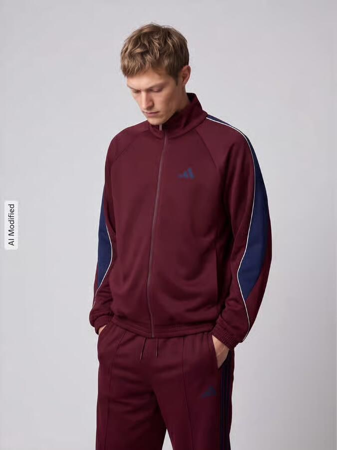 Adidas Sportswear Sweatjack met contraststrepen - Foto 3