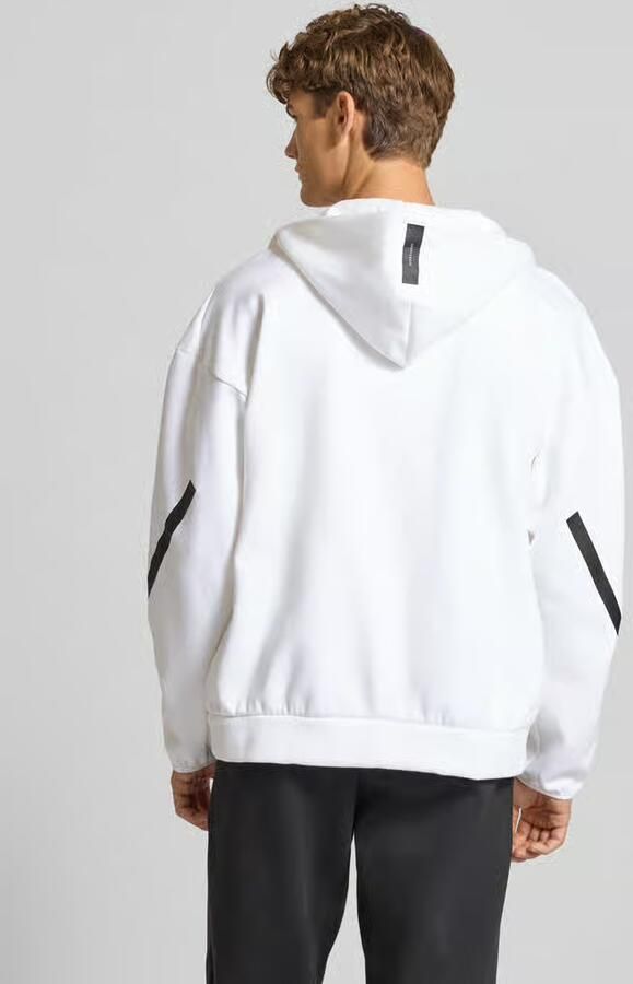 Adidas Hooded Track Jacket met volledige rits Wit White Heren - Foto 12