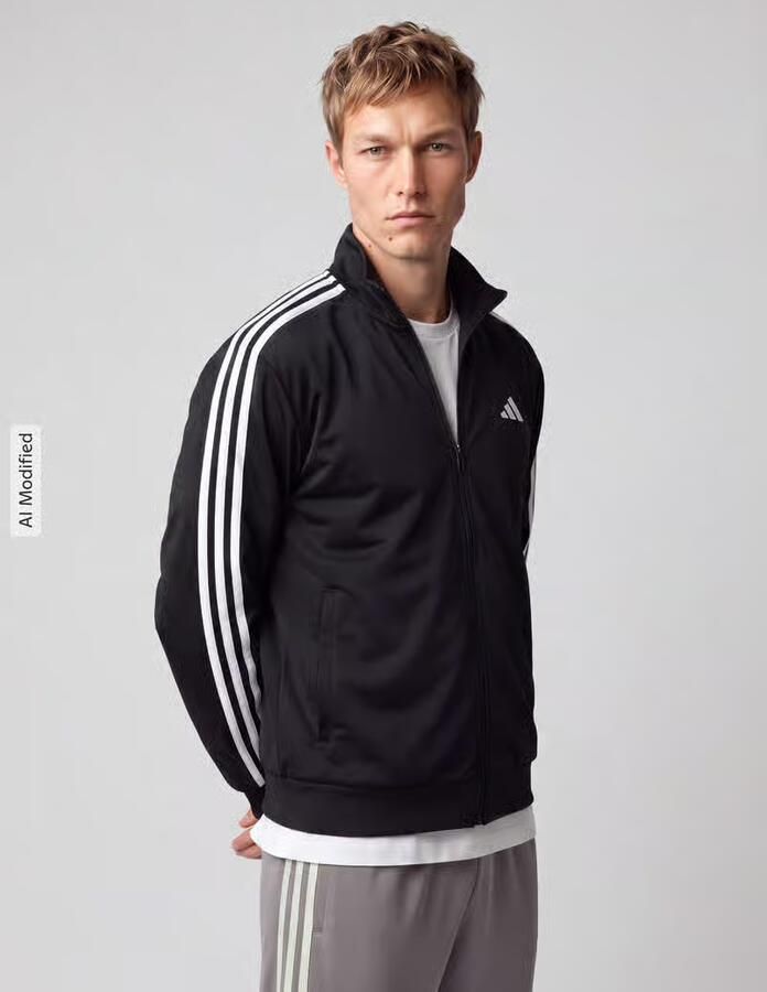 Adidas Sportswear Sweatjack met zijwaartse ritszakken - Foto 3