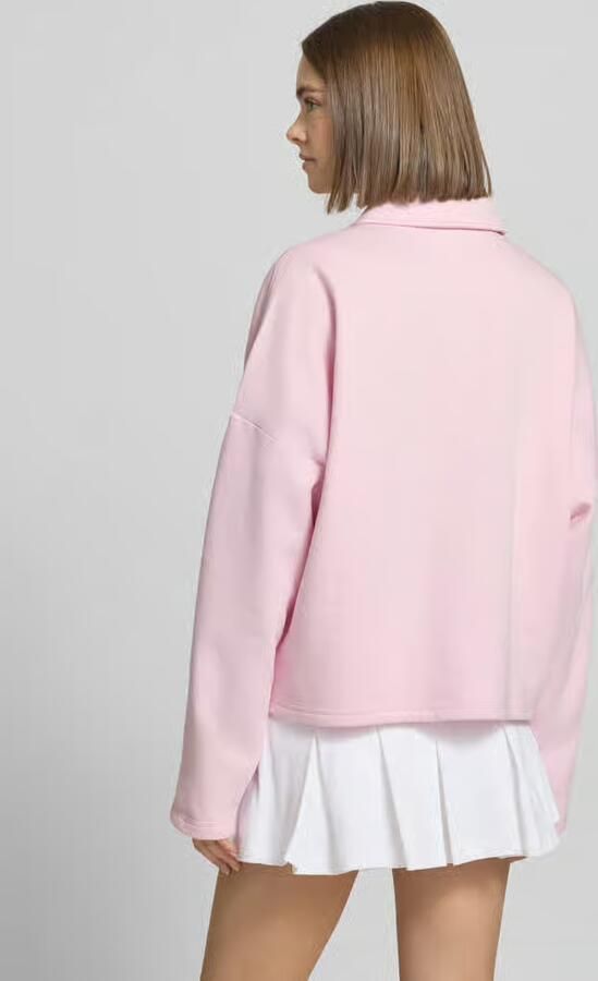 Adidas Sweater Sweatshirt Essentials Linear Fleece rose - Foto 3