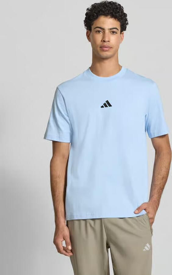 Adidas Sportswear T-shirt met labelstitching en ronde hals - Foto 4