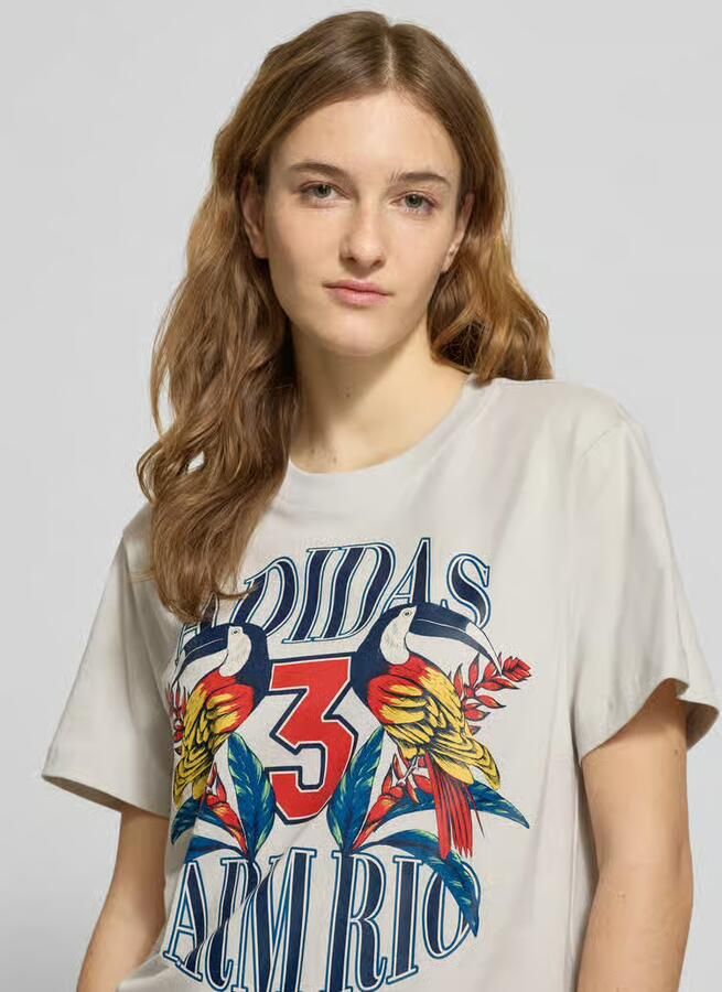 Adidas Sportswear T-shirt met labelprint - Foto 2