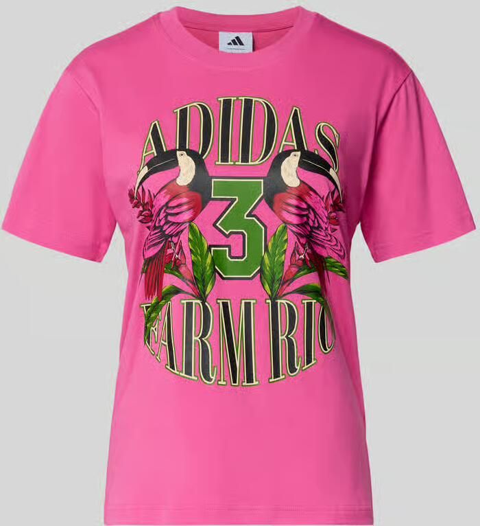 Adidas Sportswear T-shirt met labelprint