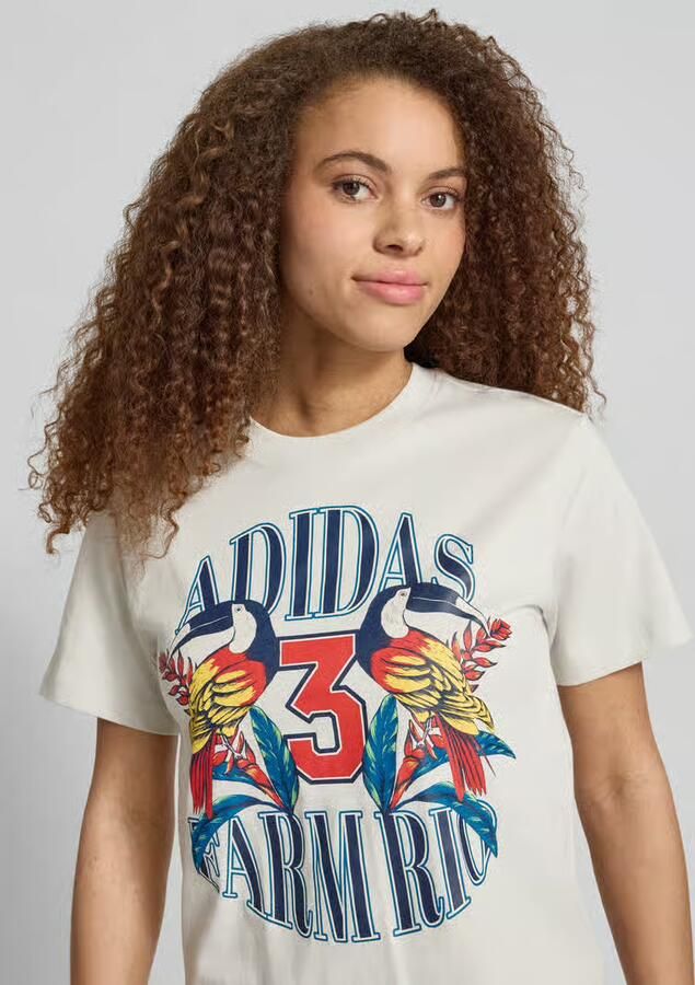 Adidas Sportswear T-shirt met labelprint