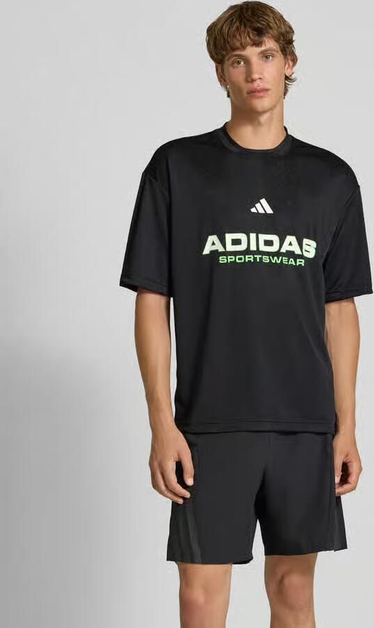 Adidas Sportswear T-shirt met labelprint - Foto 2