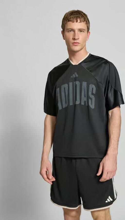 Adidas Sportswear T-shirt met V-hals en logo-print - Foto 2