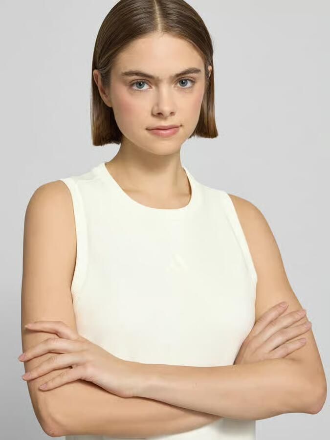 Adidas Sportswear Top met labelprint en ronde hals - Foto 2