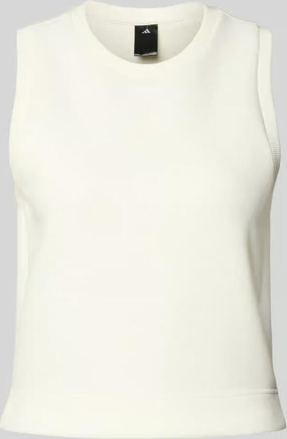 Adidas Sportswear Top met labelprint en ronde hals
