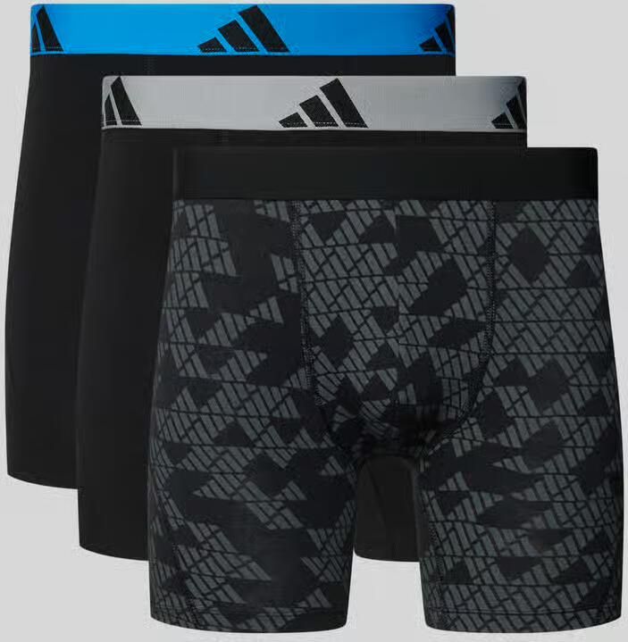 Adidas Sportswear Trunks in set van 3 van katoenmix - Foto 2
