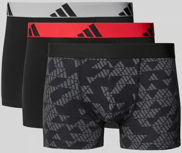 Adidas Sportswear Trunks in set van 3 van katoenmix - Foto 2