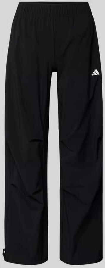 Adidas Sportswear Wide fit stoffen broek met logoprint - Foto 2