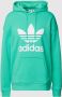Adidas Vrouwen sweatshirt trf hoodie he6954 Groen Dames - Thumbnail 1