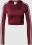 Adidas Originals Kort shirt met lange mouwen en logostrepen - Thumbnail 1