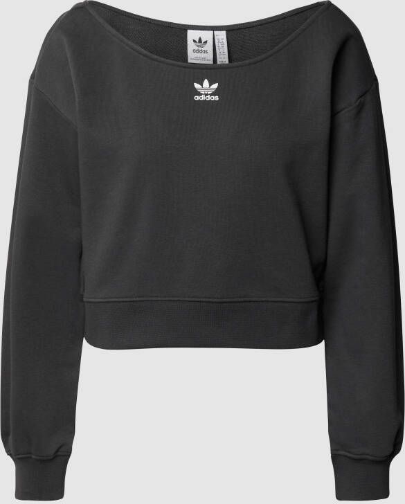 Adidas Originals Logo-printed sweatshirt Grijs Dames
