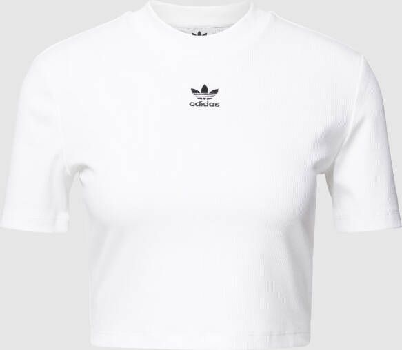 adidas Originals Kort T-shirt met labelstitching