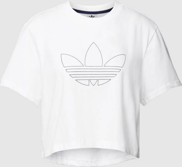 Adidas Originals Logoplay Cropped Tanktop T-shirts Kleding white maat: L beschikbare maaten:XS L