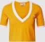 Adidas Originals Dames T-shirt met korte mouwen Adicolor Classics Oranje Dames - Thumbnail 2