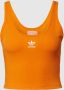 Adidas Originals Sleeveless Tops Oranje Dames - Thumbnail 3