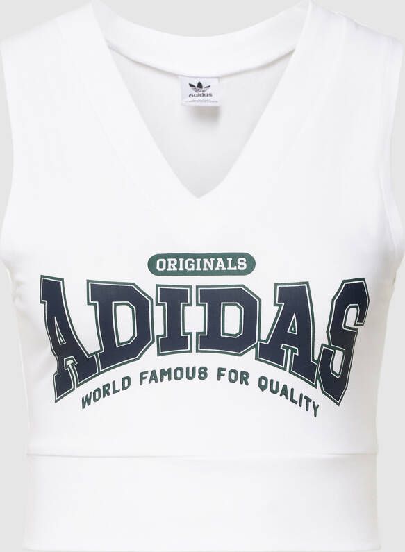 Adidas Originals Korte top met logoprint model 'CRPD BODYCON V'