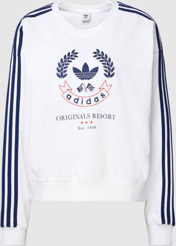 Adidas Originals Oversized sweatshirt met labeldetails