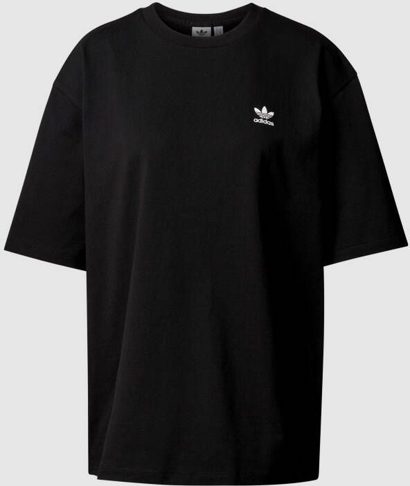 Adidas Grafische Tee Zwarte T-shirt Vrouwen Black Dames