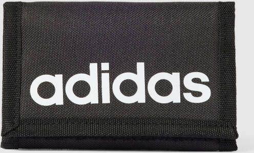 Adidas Perfor ce portemonnee met logo zwart wit Polyester