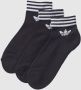 Adidas Originals Adicolor Trefoil Ankle Sokken (3 Pack) Middellang Kleding black maat: 35-38 beschikbare maaten:35-38 39-42 43-46 - Thumbnail 1