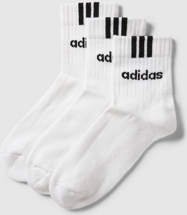 Adidas Sportswear Cushion Linear 3 Streifen Crew Sokken (3 Pack) Middellang white black maat: 37-39 beschikbare maaten:37-39 40-42 43-45