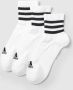 Adidas Sportswear 3-streifen Ankle Sokken Middellang white black maat: 37-39 beschikbare maaten:37-39 40-42 43-45 - Thumbnail 1