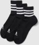 Adidas Sportswear 3-streifen Ankle Sokken Middellang black white maat: 40-42 beschikbare maaten:37-39 40-42 - Thumbnail 2