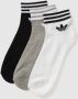 Adidas Originals Adicolor Trefoil Ankle Sokken (3 Pack) Middellang Kleding white medium grey heather black maat: 43-46 beschikbare maaten:35-38 - Thumbnail 5