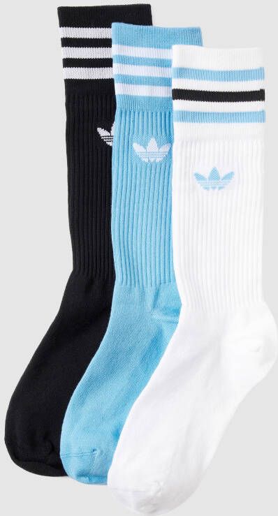 adidas Originals Sokken met logostrepen in een set van 3 paar