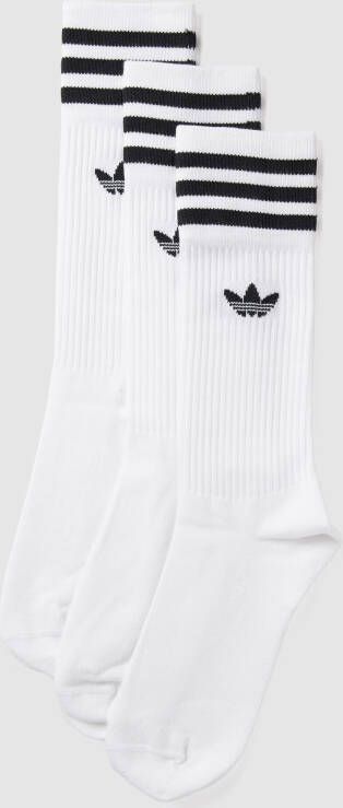 Adidas Originals Adicolor High Crew Sokken (3 Pack) Kort Kleding w white maat: 43-46 beschikbare maaten:39-42 43-46 35-38
