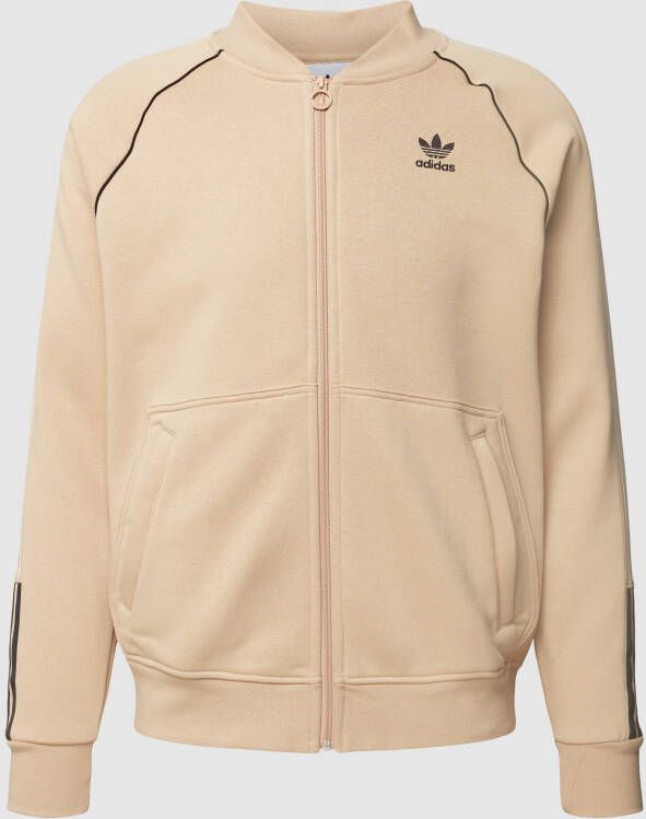 Adidas Originals Sweatjack met opstaande kraag model 'FLEECE'