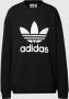 Adidas Originals Zwart Crewneck Sweatshirt met Trefoil Black Dames - Thumbnail 5