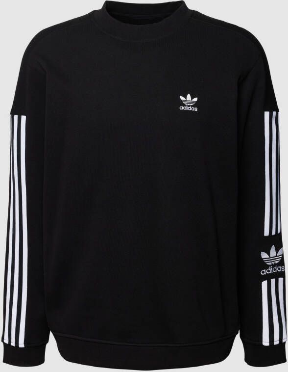 Adidas Originals Sweatshirt met logostitching model 'LOCK UP CREW'