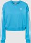 Adidas Strepen Lichtgewicht Ronde Hals Sweatshirt Blauw Blue Dames - Thumbnail 1