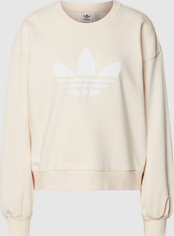 Adidas Originals Sweatshirt met logo Beige Dames