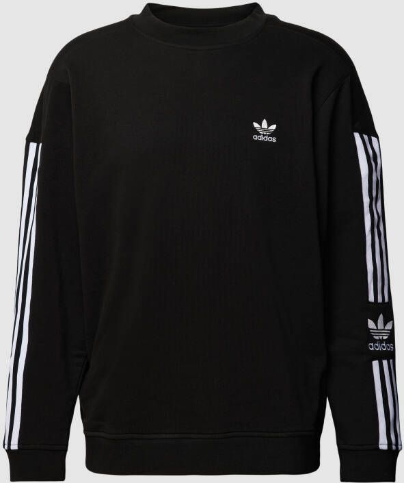 Adidas Originals Sweatshirt met logostitching model 'LOCK UP CREW'