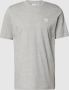 Adidas Originals Grijze Sport T-Shirt met Trefoil Logo Borduursel Gray Heren - Thumbnail 3