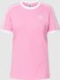 Adidas Originals T-shirt met labelstitching model '3 Stripes Tee' - Thumbnail 3