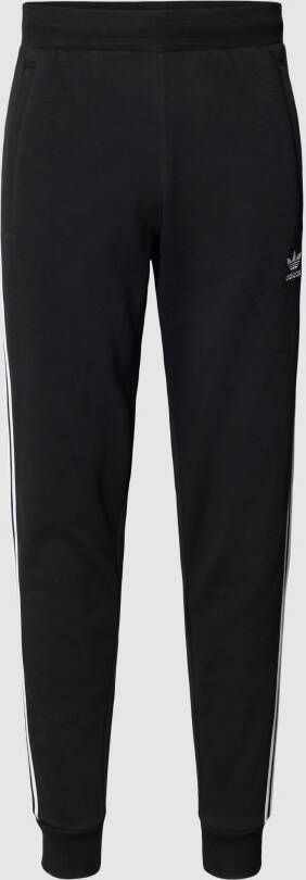 Adidas Originals Tapered fit sweatpants met galonstrepen model '3-STRIPES-PANT'