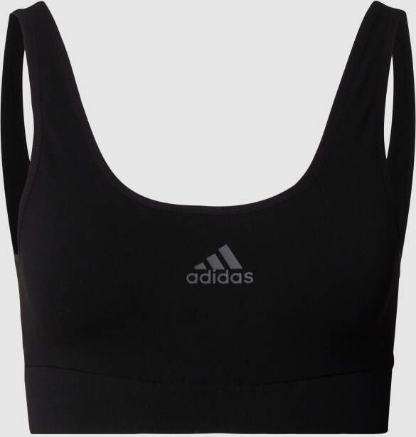 Adidas Sportswear Bustier "Active Seamless Micro Stretch" stretch in meerdere richtingen en vormvast uitneembare pads