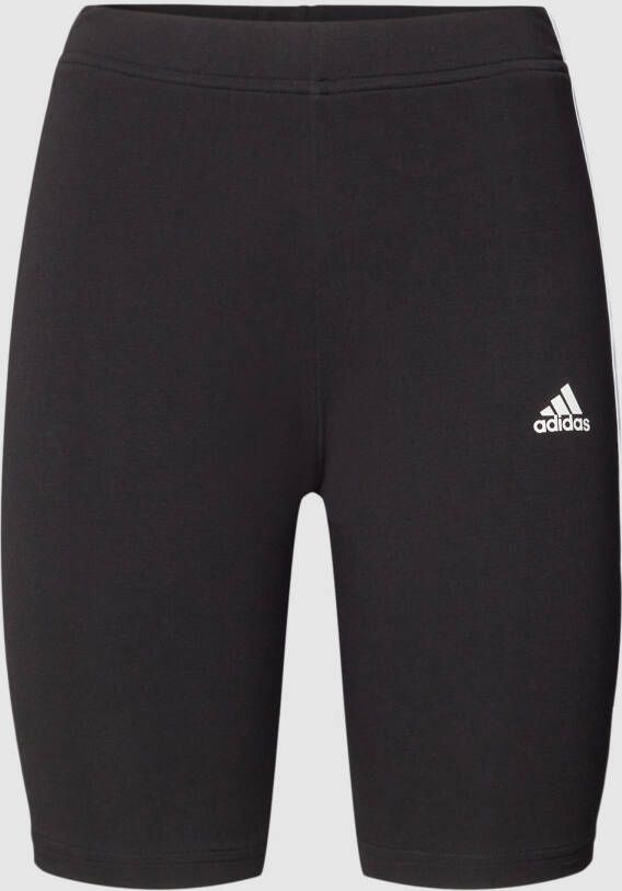 Adidas 3-Stripes Badge of Sport Cycle Shorts Black White- Dames Black White