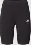 Adidas 3-Stripes Badge of Sport Cycle Shorts Black White- Dames Black White - Thumbnail 3